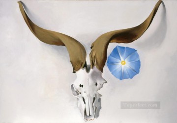 ラムヘッド ブルーモーニンググローリー ジョージア・オキーフ アメリカのモダニズム 精密主義 Oil Paintings